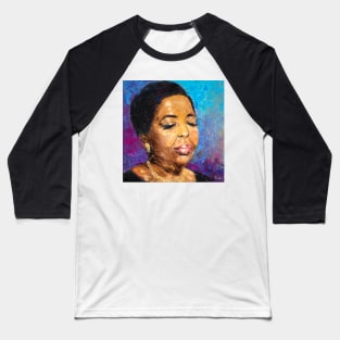 Eyes Shut, Heart Open: Cesaria Evora Baseball T-Shirt